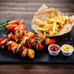 Chicken skewers