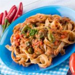 Tagliatelle with tuna